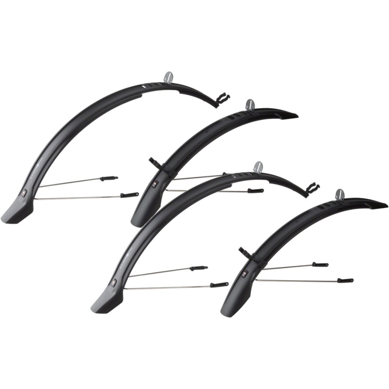 SKS Velo 65 Fender Set Black for 29″ Mountain Bikes Universal Mounting, Durable Mudguards