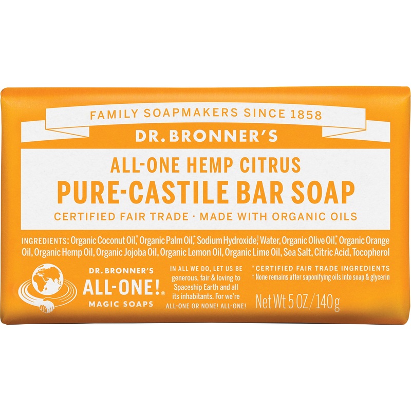 Dr. Bronner’s Citrus Liquid Soap: All-in-One Bar Soap, Body Wash, and Shampoo