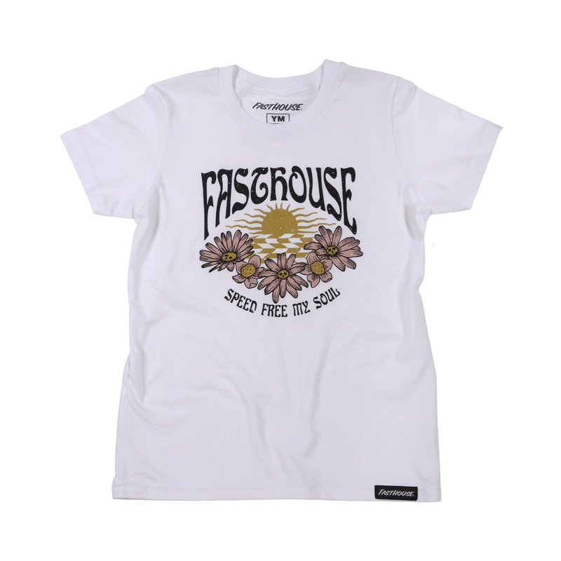 Fasthouse Reverie Tee – Youth – White White Small