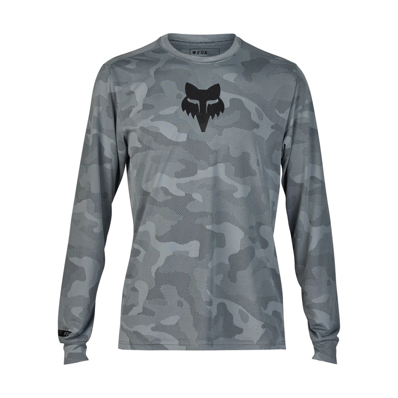 Fox Racing Ranger Tru Dri Long Sleeve MTB Jersey – Cool Gray Cool Gray Small