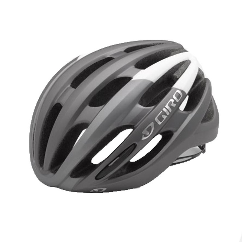 Giro Foray Road Helmet – Matt Titanium-White Matt Titanium – White Small