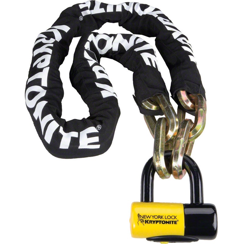 Kryptonite New York Fahgettaboudit Chain 1415 and Disc Lock Keyed 14mm x 150cm