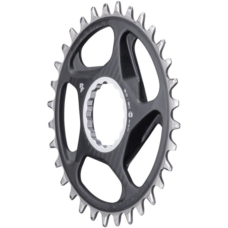 RaceFace ERA Direct Mount Chainring – 34t DM CINCH For Shimano 12-Speed HG+ Compatible Chain BLK