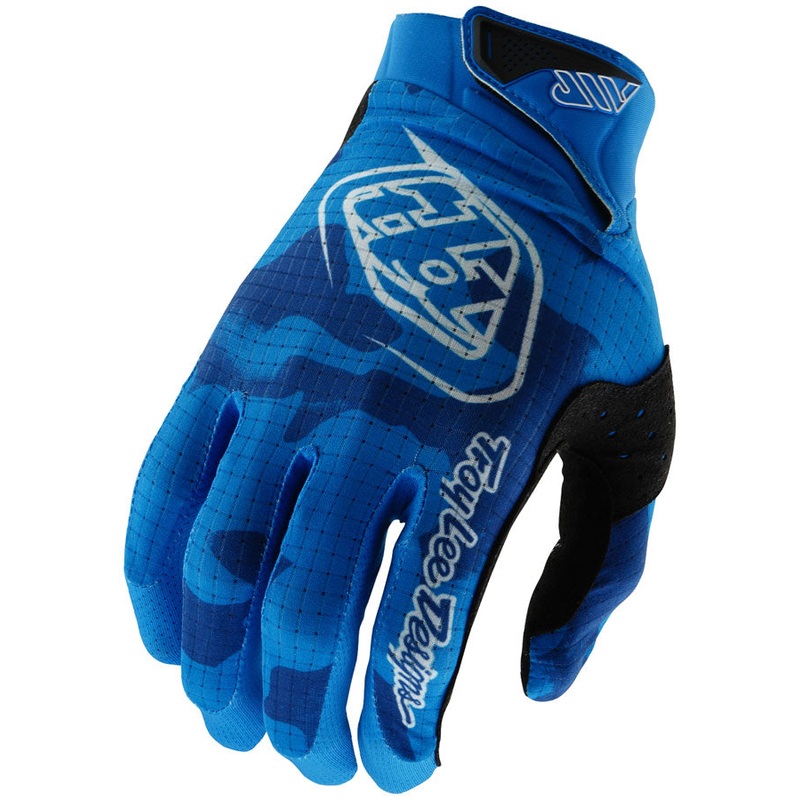 Troy Lee Designs Air Glove  Blotted Bright Blue, 2X-Large