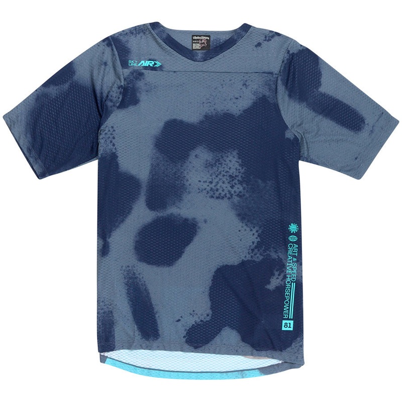 Troy Lee Designs Skyline Air Short Sleeve Jersey  Flared Steel, X-Large