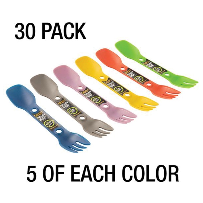 UCO Eco Util Spork 30-Pack: Versatile and Sustainable Dining Solution
