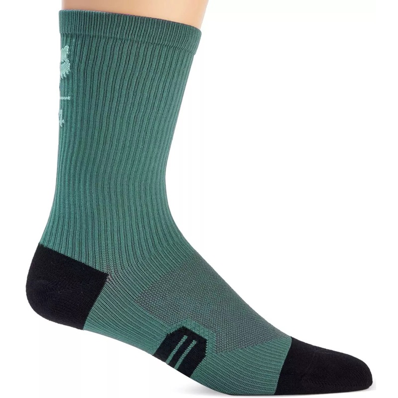 Fox Racing 8″ Ranger Sock – Fox 74 – Emerald Emerald X-Small/Small