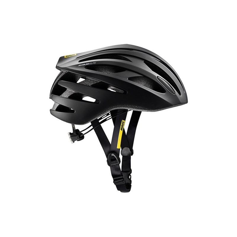 Mavic Aksium Elite Helmet – Black-White Black – White Small