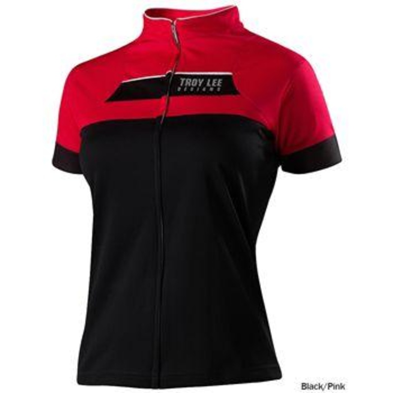 Troy Lee Designs Ace Jersey – Womens – Black-Pink Black – Pink Medium