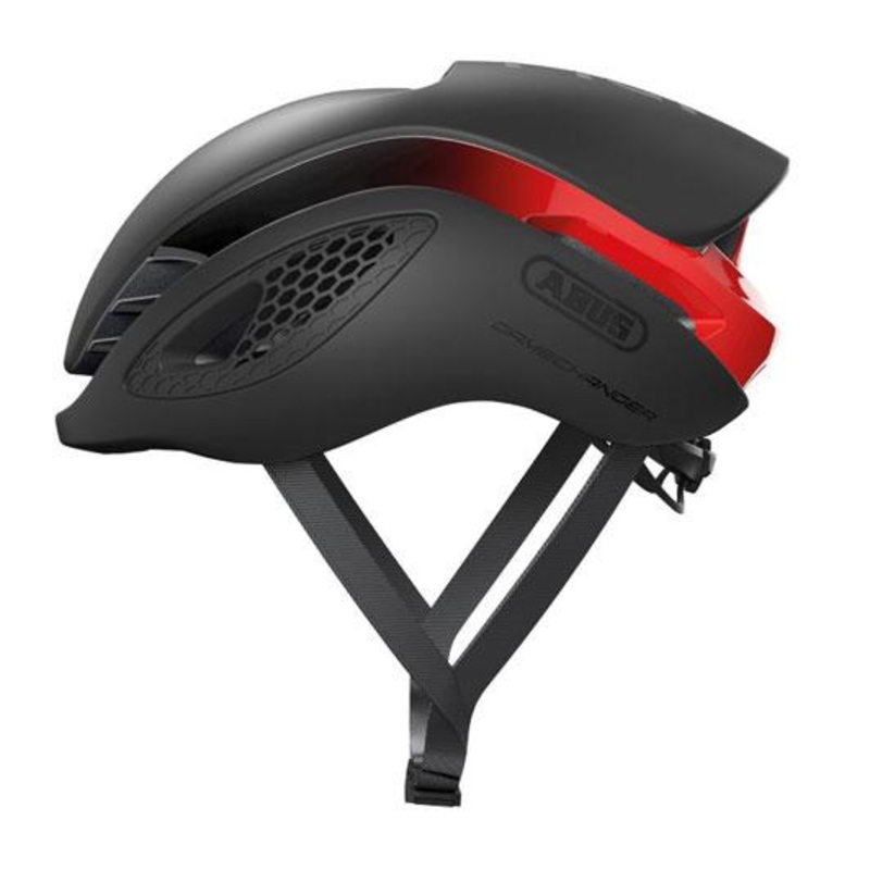 Abus GameChanger Road Helmet – Black-Red Black – Red Large – 58-62cms