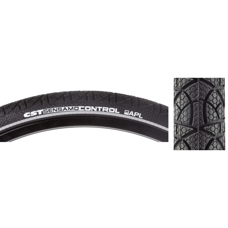 CST Sensamo Control Tire 26×2 TPI 22 Clincher Wire Black APL Puncture Protection TB72527000