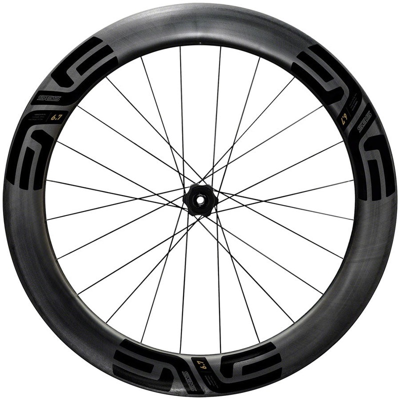 ENVE Composites SES 6.7 Rear Wheel – 700, 12 x 142, Center-Lock, HG 11 Road, Innerdrive 60pt, Black