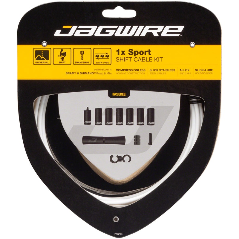 Jagwire 1x Sport Shift Cable Kit SRAM/Shimano White