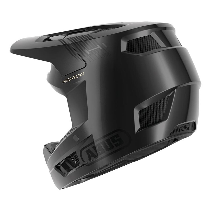 Mountain Bike Helmet Abus HiDrop Full Face , XL, 61 – 62cm, Shiny Black