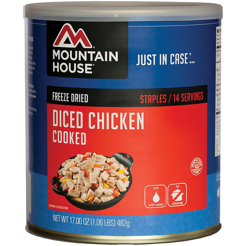 Mountain House Diced Chicken Breakfast #10 Can – Convenient and Delicious Meal Option