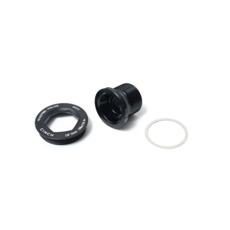 Race Face Cinch Crank Bolt and Puller Cap Set – Matt Black Matt Black M18x15