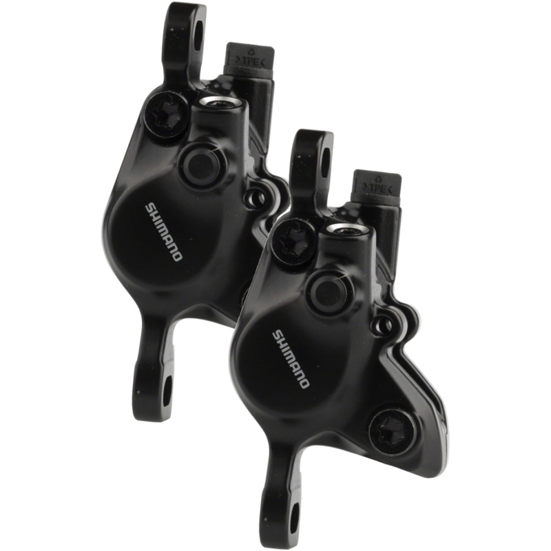 Shimano BR-MT200 Hydraulic Post-Mount Disc Brake Caliper with Resin Pads Black, Pair