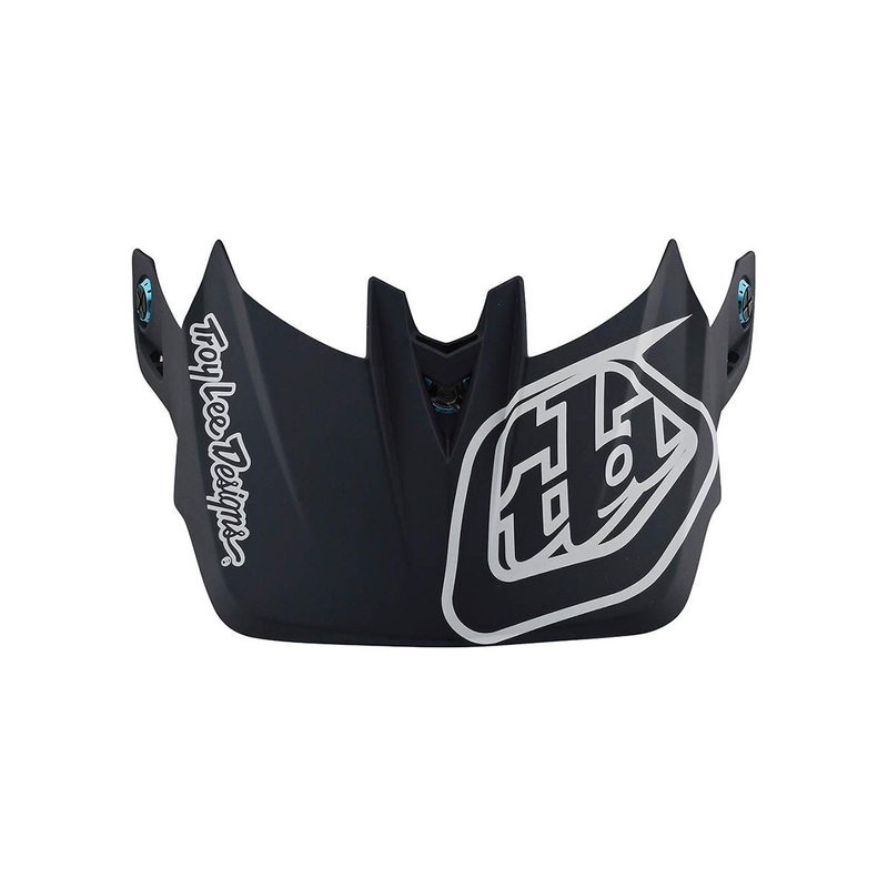 Troy Lee Designs D4 Replacement Visor – Mirage – Navy-White Navy – White