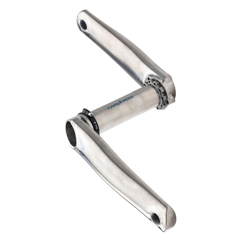 Cane Creek eeWings Mountain Titanium Crankset – 165mm Direct Mount 30mm Spindle Brushed Titanium