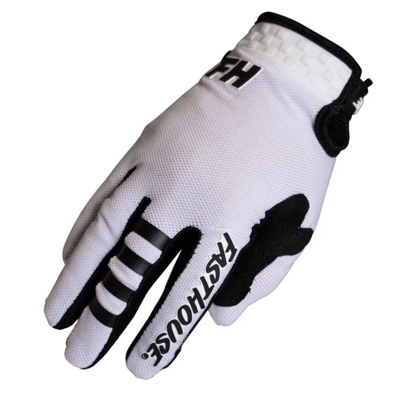 Fasthouse Air Cooled Elrod Air Glove – Youth – White White Small