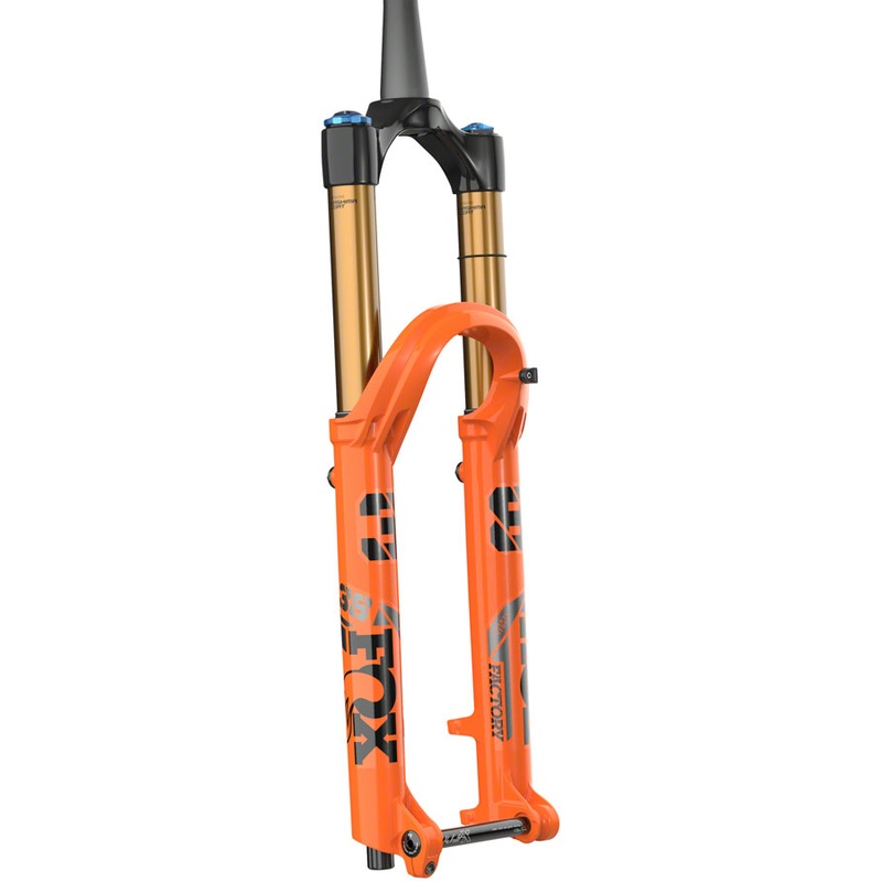 FOX 38 Factory Suspension Fork – 29″, 170 mm, 15 x 110 mm, Kabolt-X, 44mm Offset, GRIP X2 Damper, 58HT, Shiny Orange