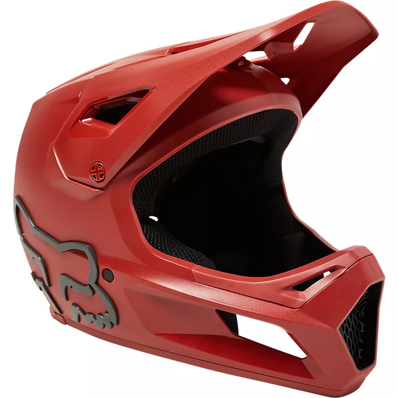 Fox Racing Rampage Full Face Helmet – Youth – Red Red Small
