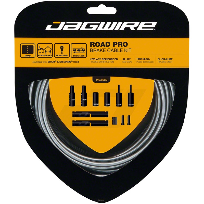 Jagwire Pro Brake Cable Kit Road SRAM/Shimano Ice Gray