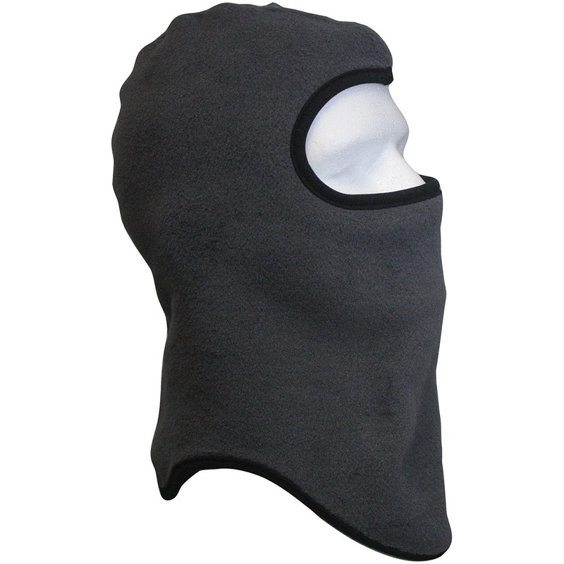 Kenyon Fleece Balaclavas for Cold Weather – 100% Polartec Fleece, Adjustable Fit, Long Neck Design, Stylish Black & Charcoal Winter Face Masks CHARCO