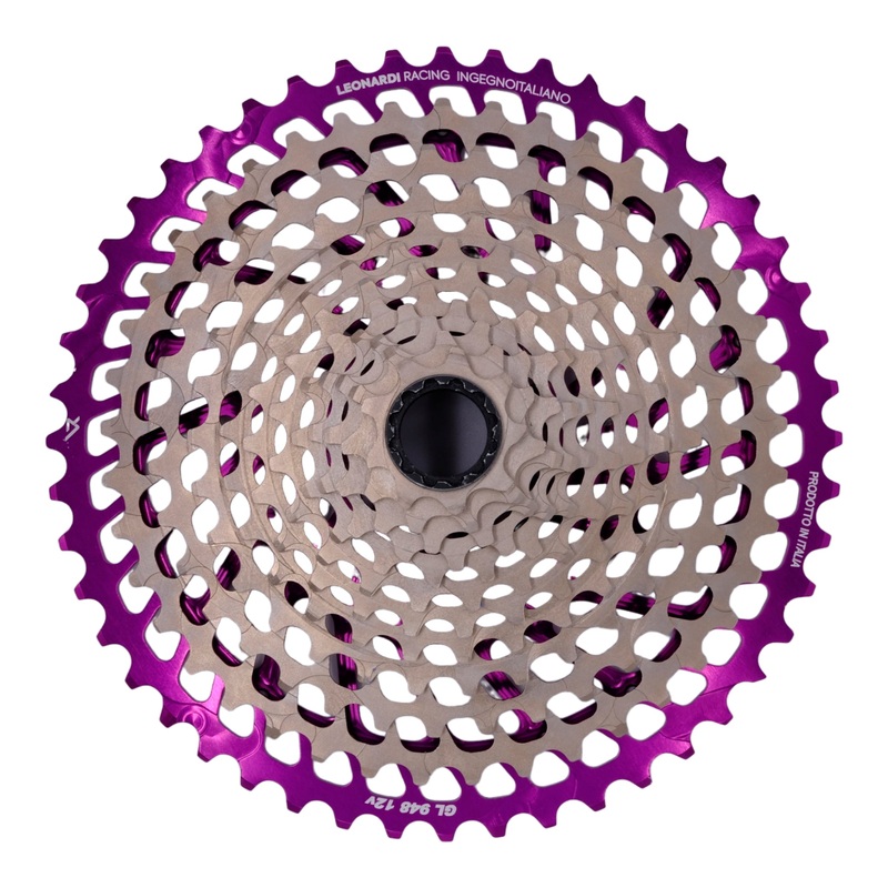 Leonardi General Lee 12sp Cassette 9-50t – Black/Purple