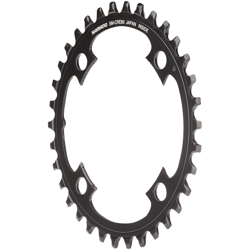 Shimano STEPS CRE80 10/11 Spd eBike Chainring Black 34t