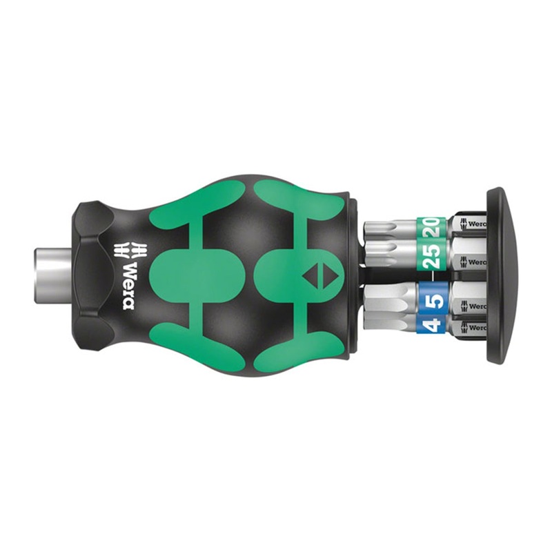 Wera Kraftform Kompakt Stubby Magazine 3 Multi-Tool – Green Green 6 Bit Magazine
