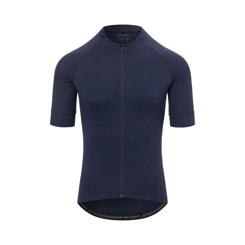 Giro New Road Short Sleeve Jersey – Phantom Blue Heather Phantom Blue Heather Small