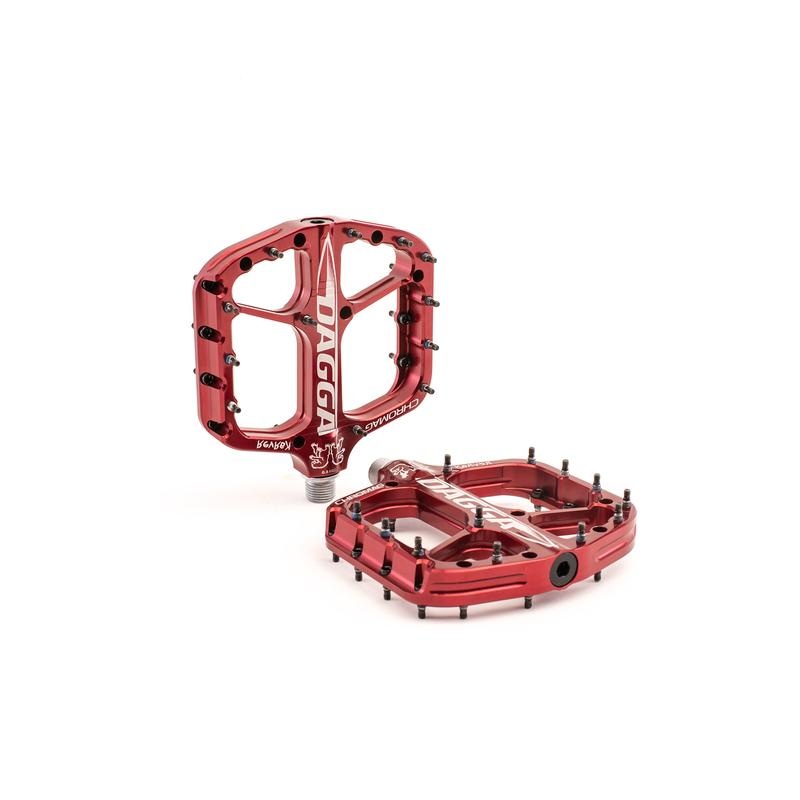 Chromag Dagga Pedals – Red Red 9/16″