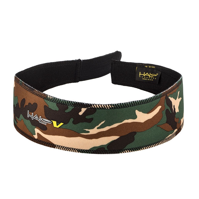 Halo V – Velcro Adjustable Headband – Camo Green Camo Green One Size