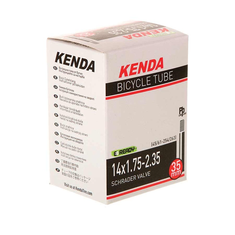 Kenda Schrader Tube Schrader, Length: 35mm, 14”, 1.75-2.35