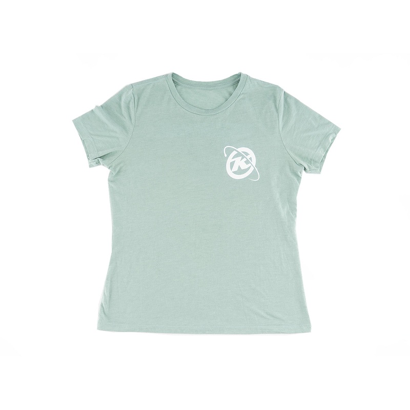 Kona Orbit Tee – Womens – Dusty Blue Blue Small