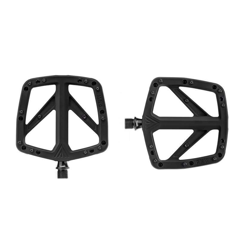 PNW Range Composite Flat Pedal – Blackout Black Blackout Black
