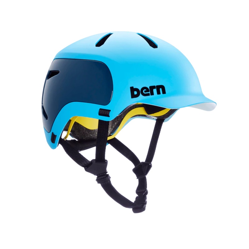 Bern Watts 2.0 Helmet – Matt Ocean Blue Matt Ocean Blue Small