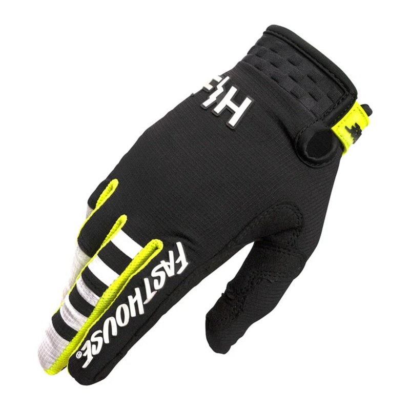 Fasthouse Elrod Astre Glove – Black-White Black – White Small