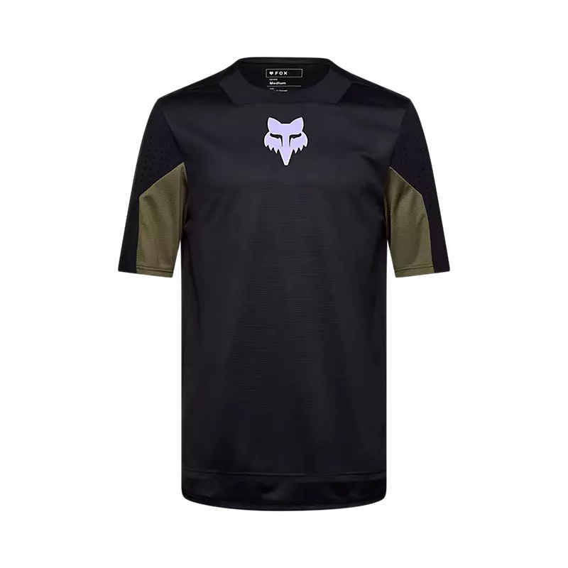 Fox Racing Defend Short Sleeve MTB Jersey – Park – Black Black Small