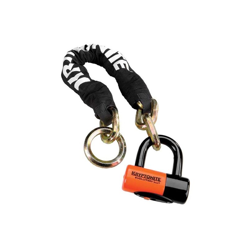 Kryptonite New York Noose 1275 Chain & Padlock – Black Black