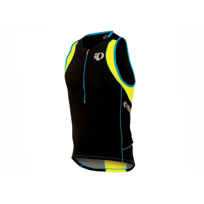 Pearl Izumi Elite InRCool Tri Singlet – Black-Screaming Yellow Black – Screaming Yellow Medium
