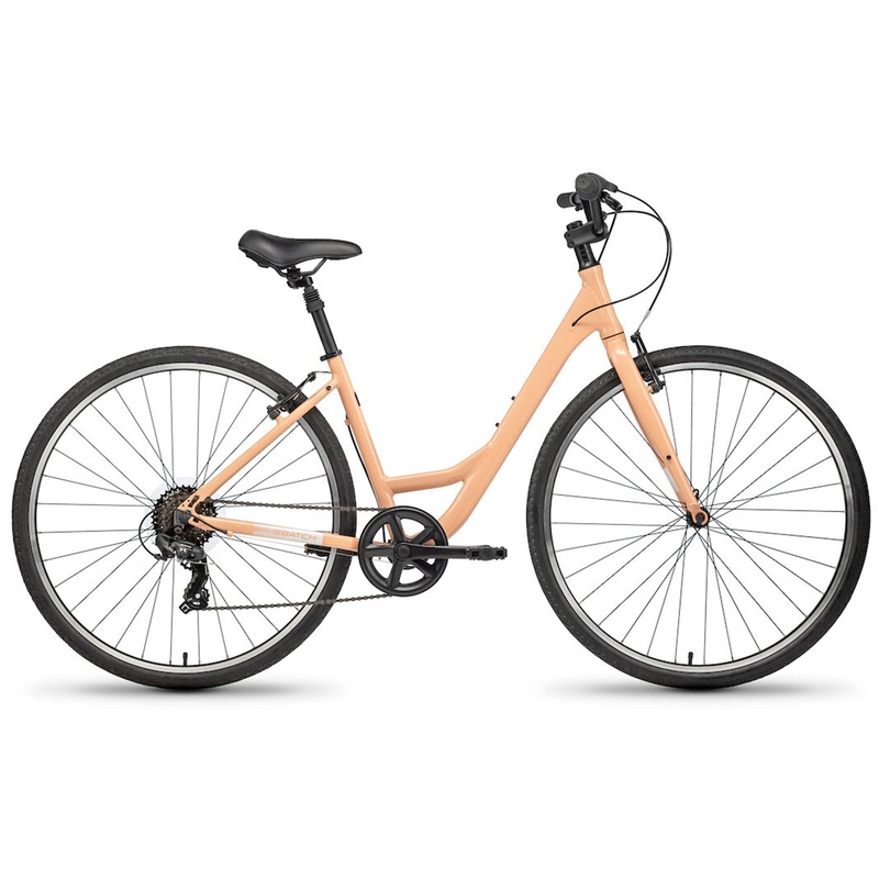 Batch Bicycles 700c Step-Thru Comfort Bike – Gloss Dusty Rose Gloss Dusty Rose Small