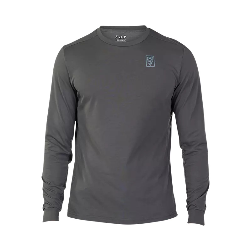 Fox Racing Ranger Dri Release Long Sleeve MTB Jersey – Dark Shadow – 2023 Dark Shadow Small