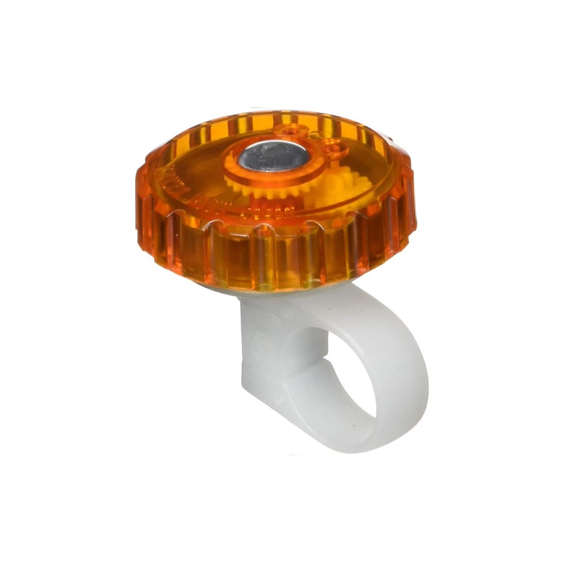 Mirrycle Incredibell Jellibell – Translucent Orange Translucent Orange Fits 21.0 to 22.5 mm Handlebars
