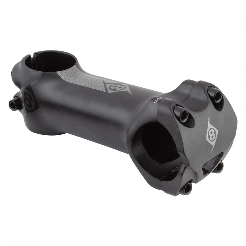 Origin8 Flow Stem 100mm Clamp 31.8mm +7 Deg Black Aluminum Road / Mountain