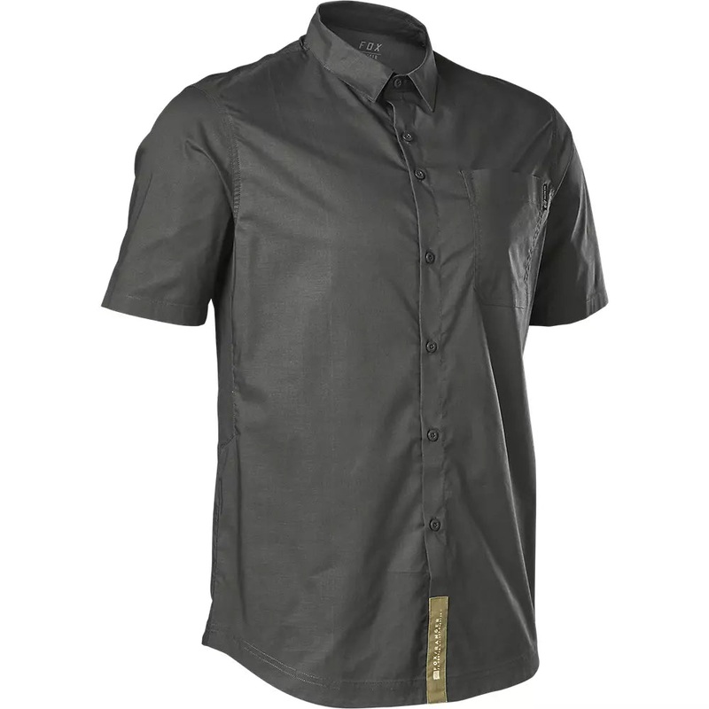 Fox Racing Ranger Woven Short Sleeve MTB Jersey – Dark Shadow Dark Shadow Small