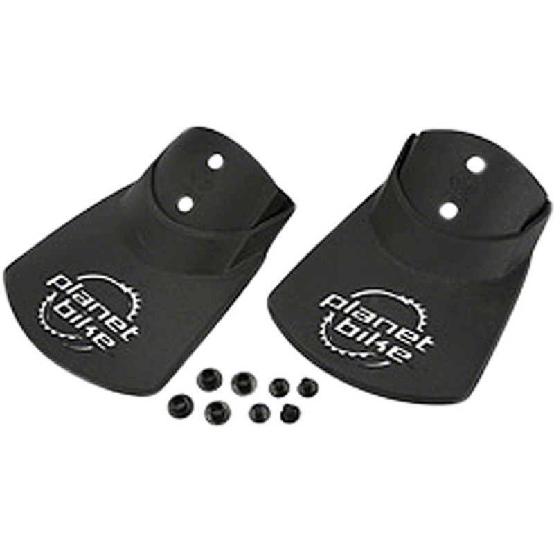 Planet Bike Mud Flap Set for Road Fenders, Black