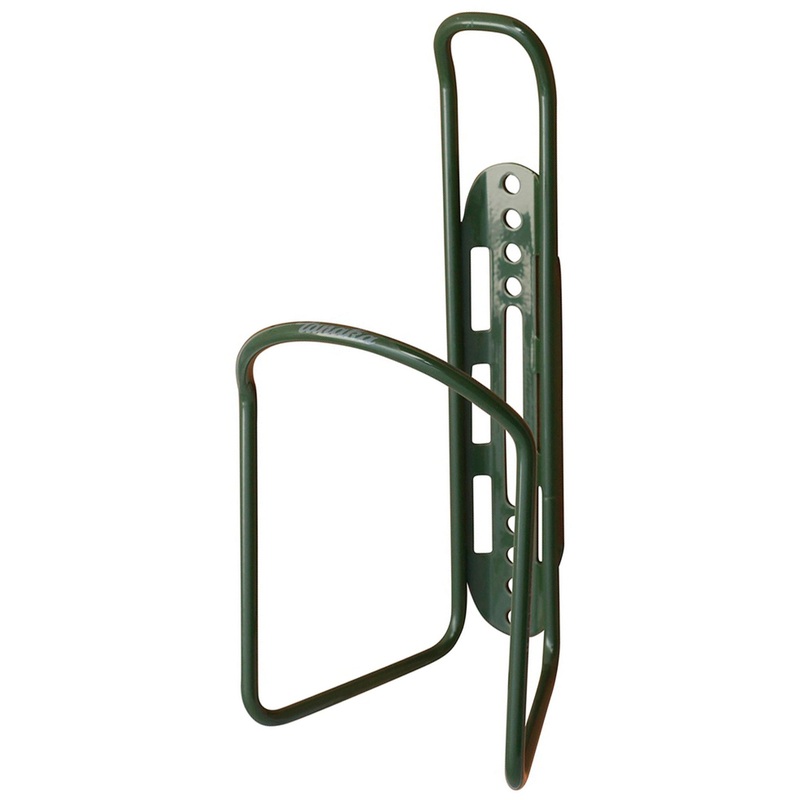 Premium Aluminum Dromedary Bottle Cages with “Eight Moves” Mounting System  Lightweight, Adjustable, Japanese Engineering for 3.5″ Nalgene Bottles Army Green