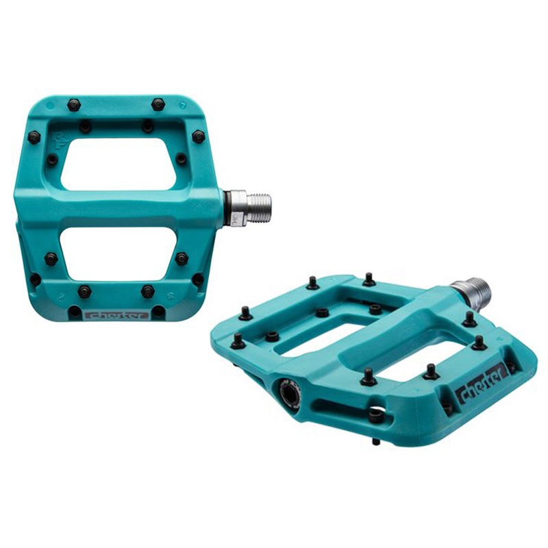 Race Face Chester Flat Pedals – Turquoise Turquoise